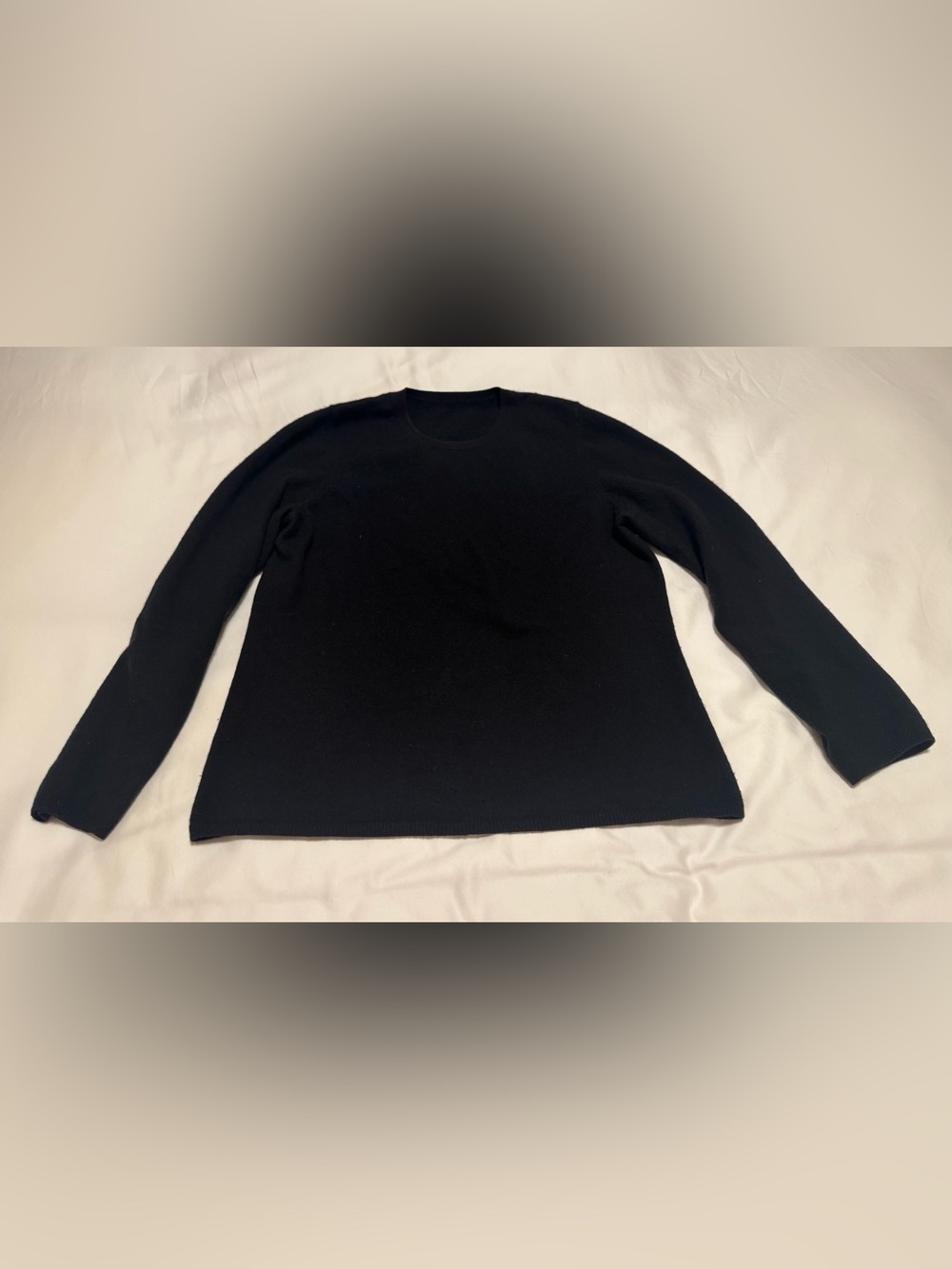 Women’s Black Crewneck Sweater - Classic Knit